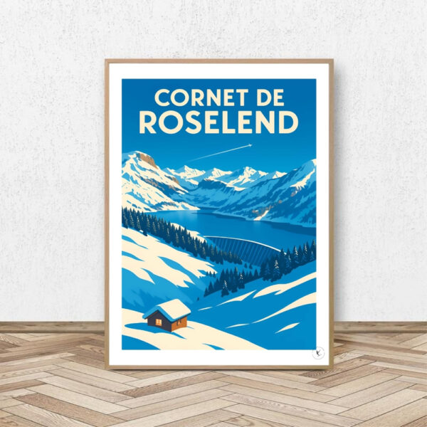 Affiche Cornet de Roselend - Affiche Alpine