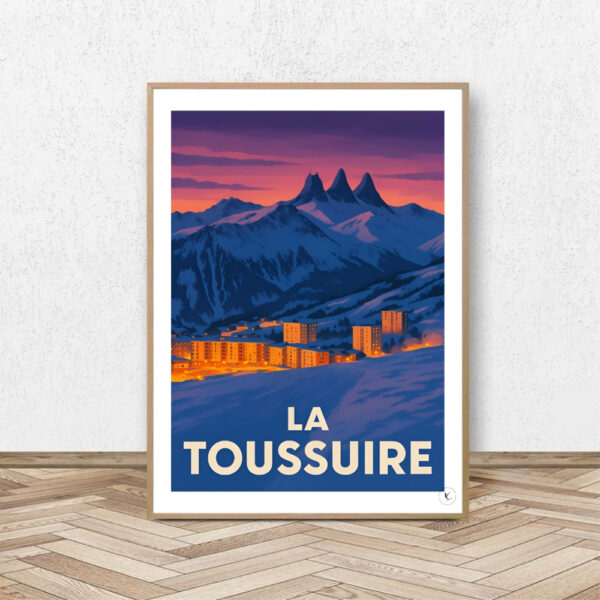 Affiche La Toussuire - Affiche Alpine