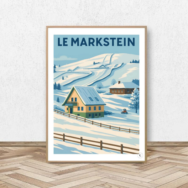 Affiche Le Markstein - Affiche Alpine