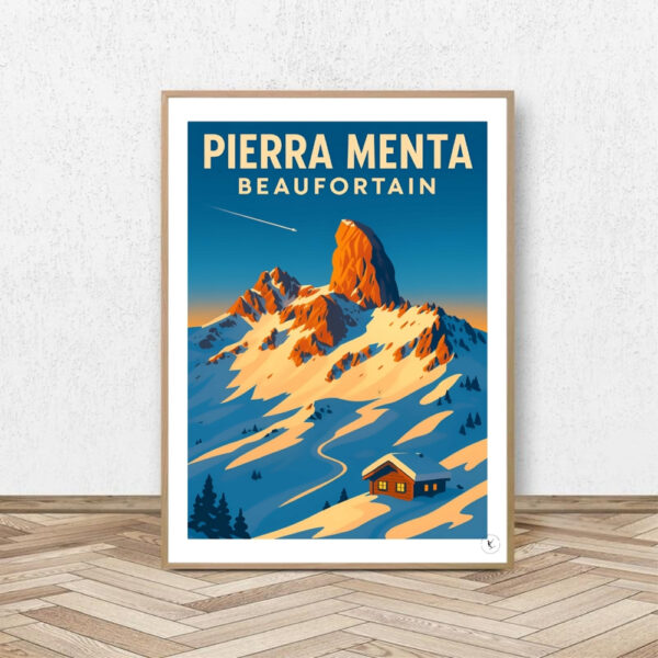 Affiche Pierra Menta - Affiche Alpine