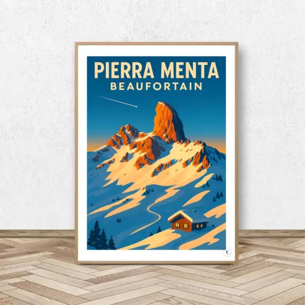 Affiche Pierra Menta - Affiche Alpine