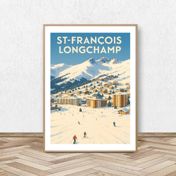 Affiche Saint François Longchamp / Affiche Alpine
