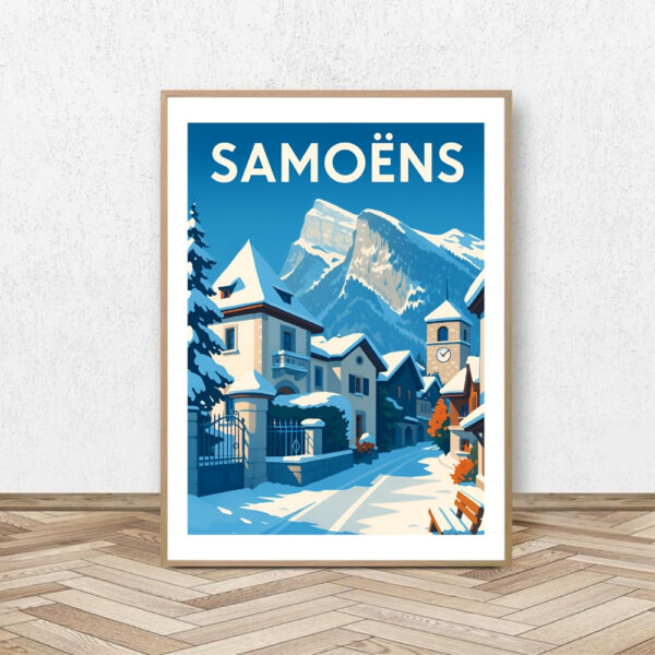 Affiche Samoëns - Affiche Alpine