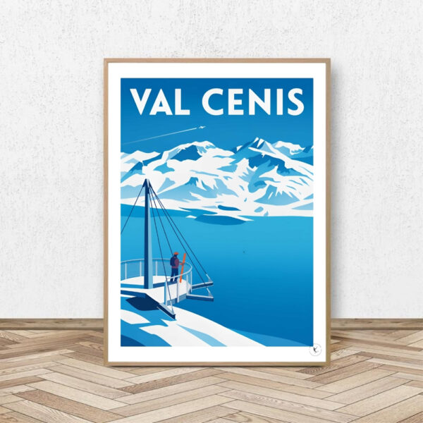 Affiche Val Cenis - Affiche Alpine