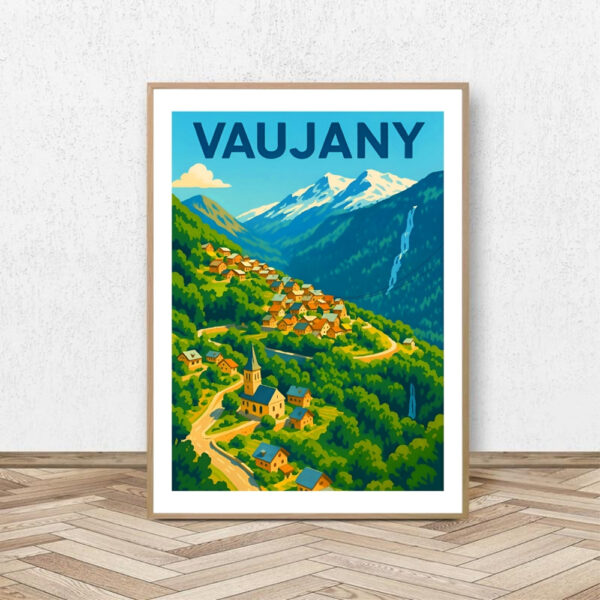 Affiche Vaujany / Affiche Alpine