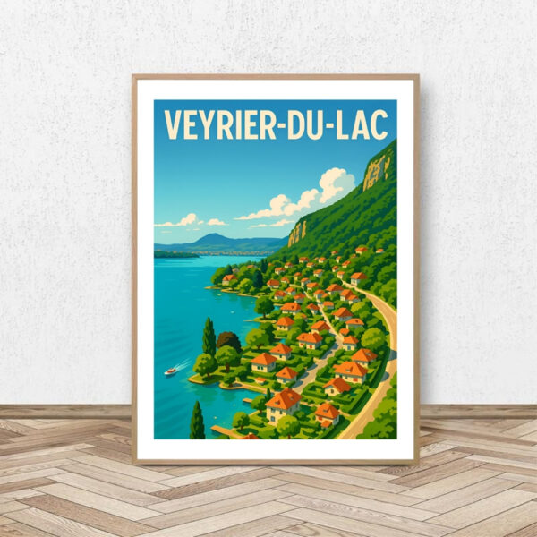 Affiche Veyrier-du-Lac - Lac / Affiche Alpine