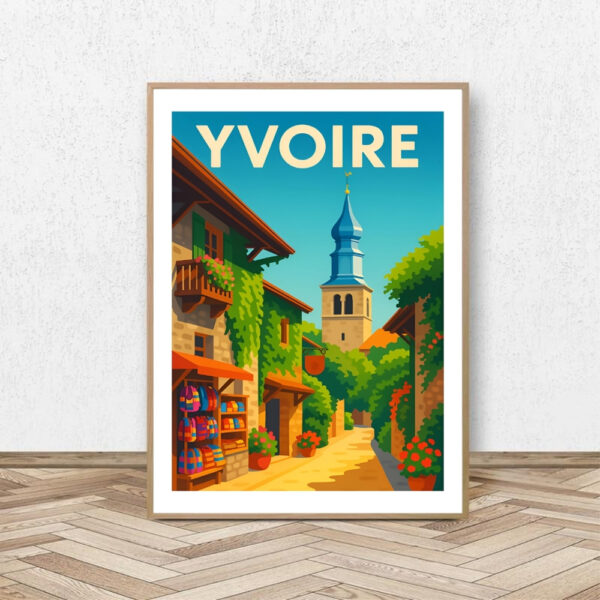 Affiche Yvoire - Village / Affiche Alpine