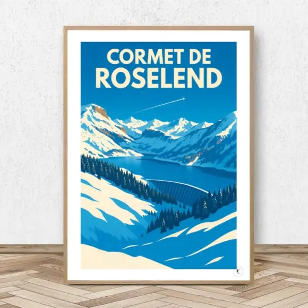 Affiche Cormet de Roselend - Affiche Alpine