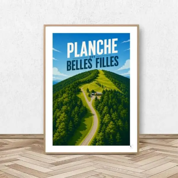 Affiche Planche des Belles Filles - Affiche Alpine