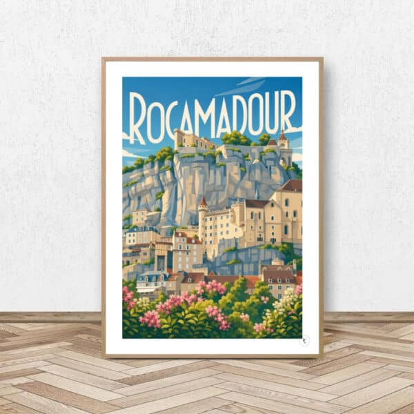 Affiche Rocamadour (Summer) - Affiche Alpine